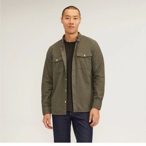 Everlane Olive Green flannel shirt